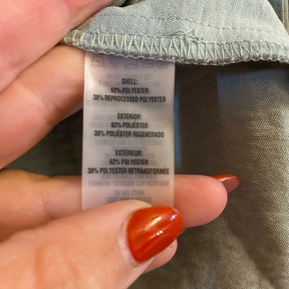 Calvin Klein - seafoam blouse - Picture 3 of 5